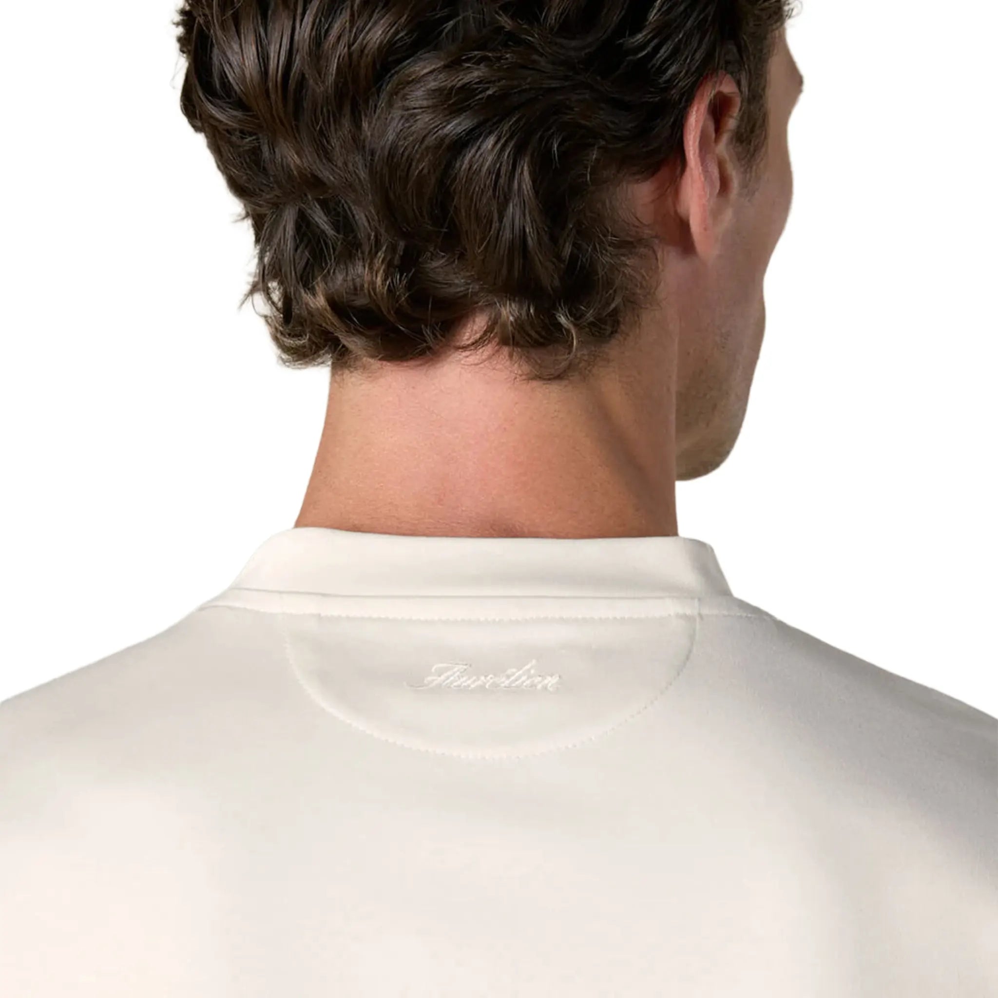 Detailed View of Aurélien Aur1 Ecru T Shirt AUR1TSHIRTECR